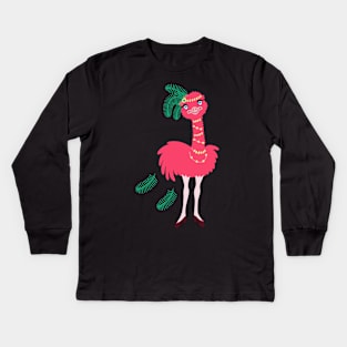 Ostrich Chick Kids Long Sleeve T-Shirt